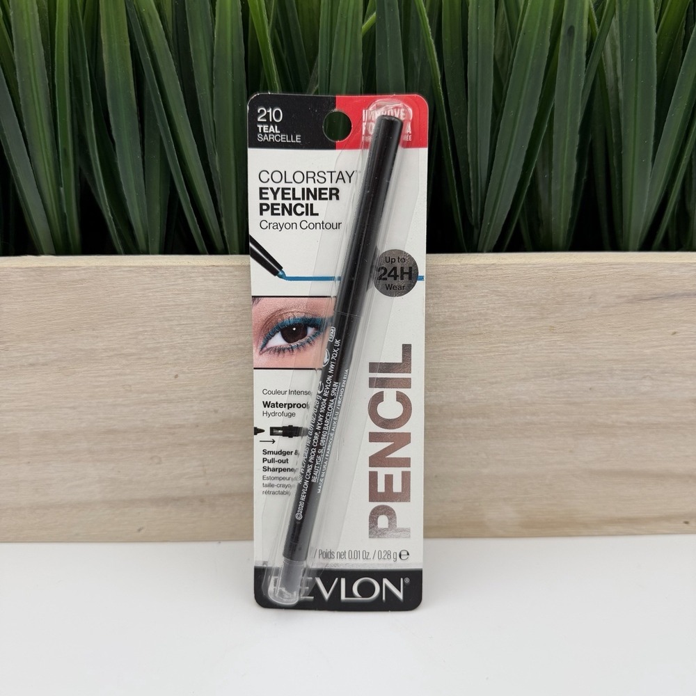 (1) Revlon ColorStay Pencil Waterproof Eyeliner Crayon Contour 210 Teal